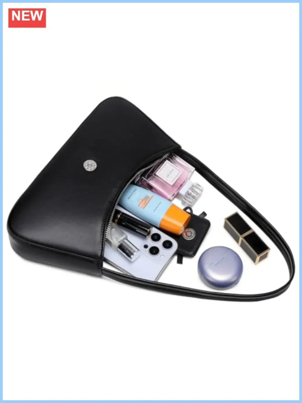 PU Leather Hobo Shoulder Bag Bow Crossbody Small Purse